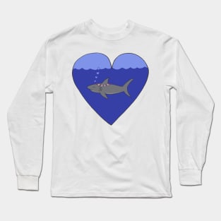 Shark Love Long Sleeve T-Shirt